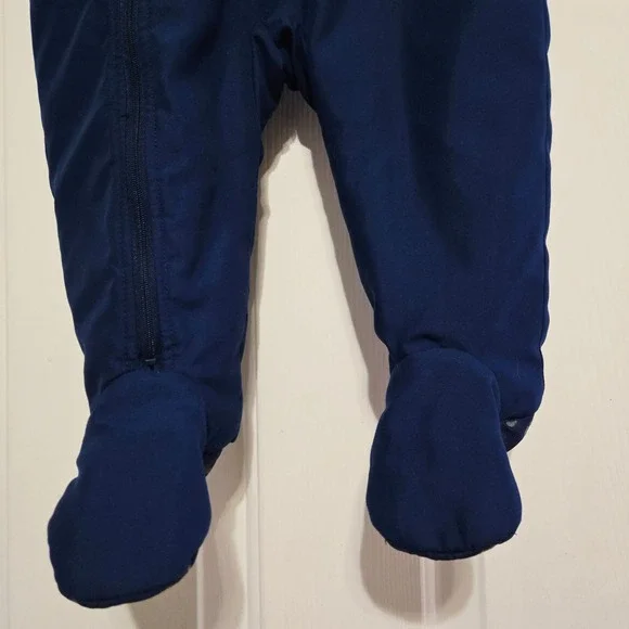 Vuntafe Disney Store Mickey Mouse Blue Hooded Pram Suit Fleece Lined 12-18 Month